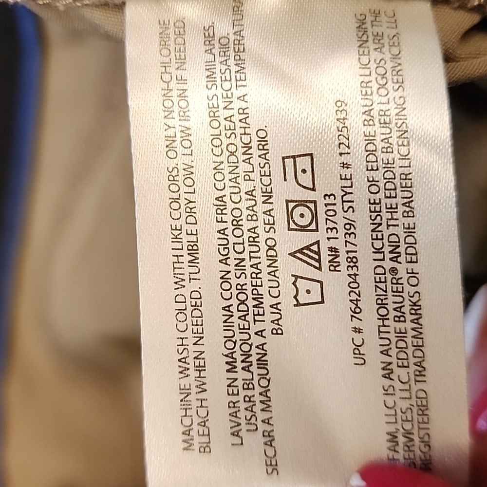 Eddie Bauer Brown Chinos Relaxed Fit - Picture 7 of 10